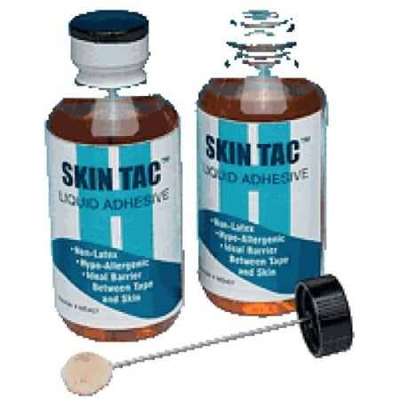 Torbot Group Inc Skin Tac Liquid Adhesive Barrier 4Oz, Clear, Hypoallergenic, Latex-free (Bottle of 4 Ounces)