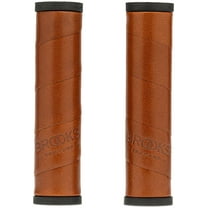 Brooks Willow Leather Grips - Honey, 130/130mm