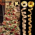 thumbnail image 4 of 5Meter Ribbon LED Fairy Light Christmas Decoration Christmas Tree Ornaments For Home Bows String Lights Navidad Natal New Year, 4 of 5