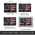 thumbnail image 4 of JANS.NO1 American Flag Deer Canvas Wall Art, Animal Head Rustic Wall Décor Christmas Paintings Pictures Nature Artwork Modern Poster for Farmhouse, Living Room, Bedroom, 4 of 6