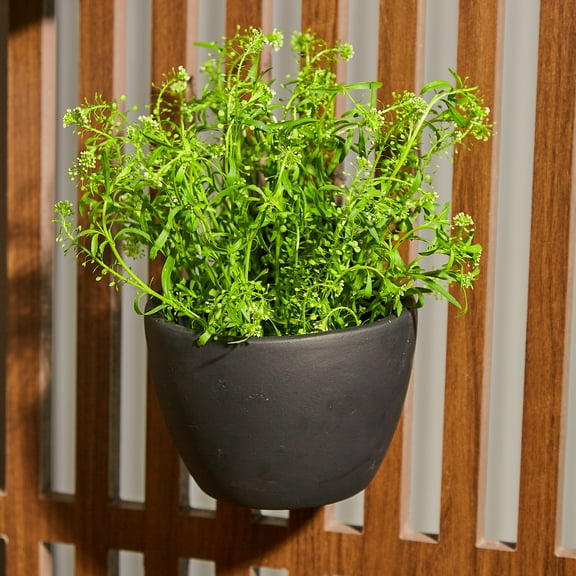 Nocturne Railing Planter - Black Planter, Wall Planters for Outdoor Plants, Vertical Planter, Succulent Wall Planter, Flower Pots