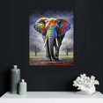 thumbnail image 4 of COMIO  Elephant Canvas Wall Art Decor Black and White Colorful Animal Pictures Poster Modern Abstract Home Office Bedroom Nursery Wall Decor Gallery Canvas, 4 of 4
