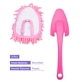 thumbnail image 3 of Uxcell Microfiber Chenille Duster Washable Cleaning Brush Dusting Tool Pink, 2 Count, 3 of 5