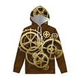 thumbnail image 3 of Sudadera con capucha retro con estampado 3D de Metal Gears para hombre, sudadera con capucha holgada de manga larga para primavera y otoño, sudaderas de calle de gran tamaño, 3 of 5