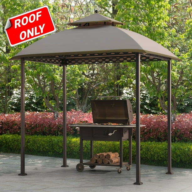 Sunjoy Replacement Canopy for Pinehurst Small Space Grill Gazebo, 8 x 5