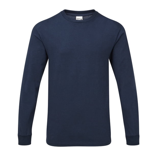 Gildan - Jersey de manga larga modelo Hammer para hombre (Azul Marino Deportivo)
