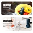 thumbnail image 3 of Mini Portable Dishwasher and Fruit Vegetable Cleaning Machine USB Rechargeable Compact Tabletop Washer for Home Kitchen Travel Dormitory Use, 3 of 5