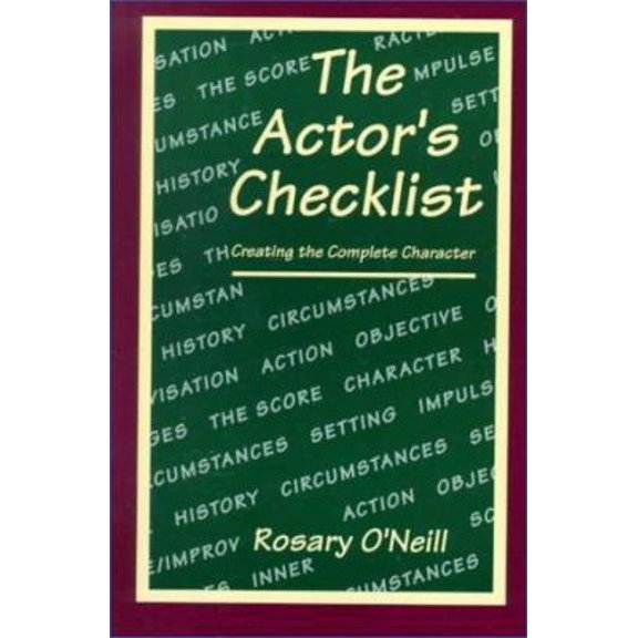 Pre-Owned The Actor's Checklist: Creating the Complete Character (Unknown) 0030731429 9780030731426