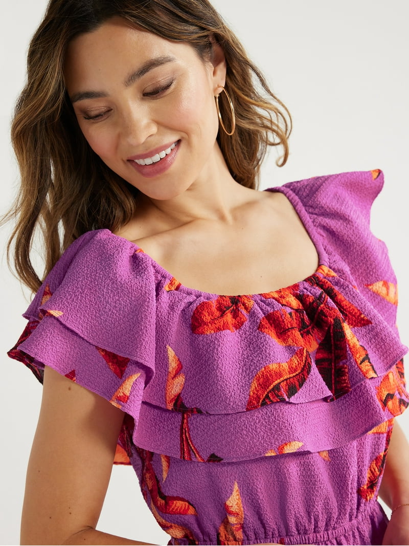 ワンピース Sophia frill set dress Sophia Ruffle Dress | idPearl