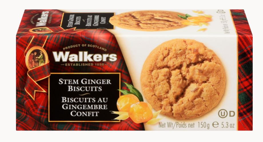 Walker's Shortbread Stem Ginger Biscuits