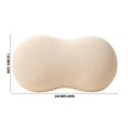 thumbnail image 3 of Mini Memory Foam Nap Pillow Portable Lightweight Ergonomic Sleep Cushion for Travel Office Desk Car Airplane, 3 of 6