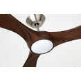 thumbnail image 3 of kathy ireland HOME - Lindbergh Eco-3 Blade Ceiling Fan with Light Kit in Modern, 3 of 7