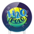 thumbnail image 3 of Acrylic Water Polo Ball H2O Cake Topper Party Decoration for Wedding Anniversary Birthday Graduation, 3 of 6