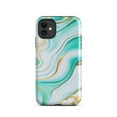thumbnail image 1 of Vibrant Green Marble Premium iphone Case,iPhone 16 Pro Max, 1 of 2