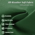 thumbnail image 4 of Kimunuk 14 Pcs Outdoor Cushion Slipcovers, Replacement Outdoor Patio Cushion Covers with 3 Size, Waterproof and Zippered, Fit for Outdoor Furniture, Patio Sofa Couch, Covers Only, Green, 4 of 6