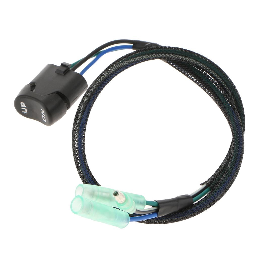 funtasica Toggle Rocker Switch Switch For Outboard, Plug u0026 Play, Cable Length 52cm