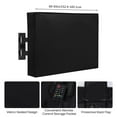 thumbnail image 3 of SUSHANG 600D Outdoor TV Cover Fitted Television Protector for Outside TV | Enclosure for Moving | TV Display Protectors Black, 3 of 5
