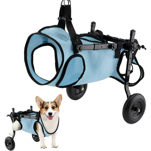 Dog Wheelchair for Back Legs, Mobility Aid Cart for Disabled Pets, Lightweight, Small Size