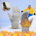 thumbnail image 2 of YIKA Winter Knit Gloves Warm Full Finger Gloves for Men and Women with Upgraded Touch Screen Anti slip Fleece Lined Winter Gloves, 2 of 2