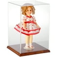 thumbnail image 2 of Plymor Clear Acrylic Display Case with Hardwood Base, 8" W x 8" D x 12" H, 2 of 2