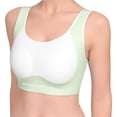 thumbnail image 1 of WEIYLL Girls Bras Sports Lightweight Crop Camisole Racerback Patchwork Pads Training Green Toddler Underwear Size M, 1 of 9