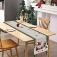 thumbnail image 3 of mubwai Christmas Gnomes Table Runner 13x72 Inch Pine Branches Seasonal Winter Holiday Kitchen Dining Table Decoration for Indoor Outdoor Home Party Decor, 3 of 5