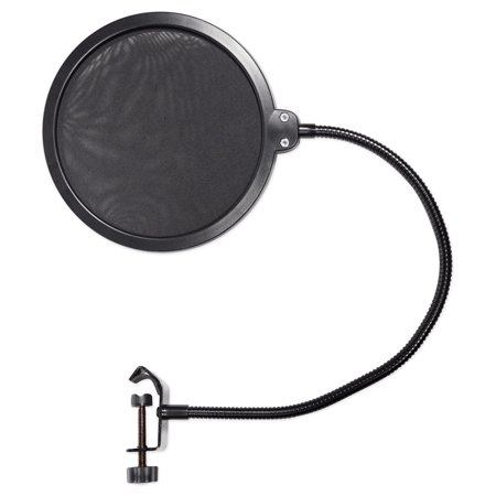 Rockville Podcast Podcasting Adjustable Dynamic Microphone Mic Stand+Pop Filter