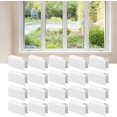 thumbnail image 4 of HUGFEGWE Sliding Window Stop Block, Non Collision Door Window Lock Versatile Plastic 20Pcs Prevent Excessive Opening Limit for Household Facilities (Long Type 90cm) U2537-5035, 4 of 9