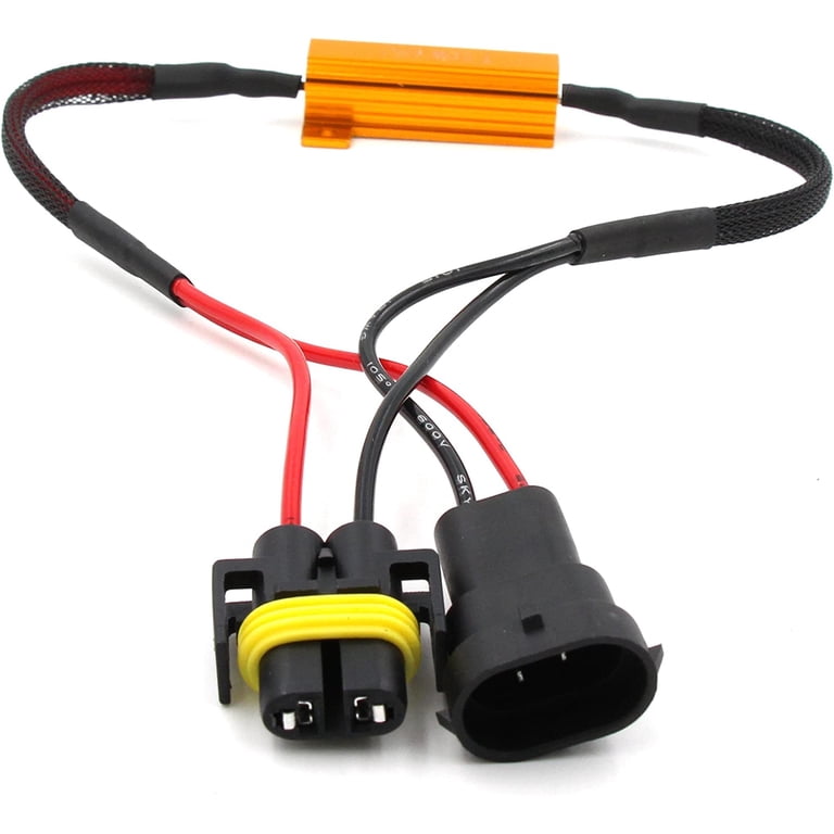 2 Résistances Câble Boîtier Anti-Erreur LED H11 - 55W 6 Ohm - Plug & Play