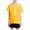 Yellow, variant on Piuwrlz Kid Short Sleeve Sweatshirt Girls T-Shirts Solid Color Blouses V-Neck T Shirt Top Black Size 8 Years