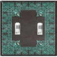 thumbnail image 1 of Metal Light Switch Plate Outlet Cover (French Victorian Frame - Double Toggle), 1 of 2