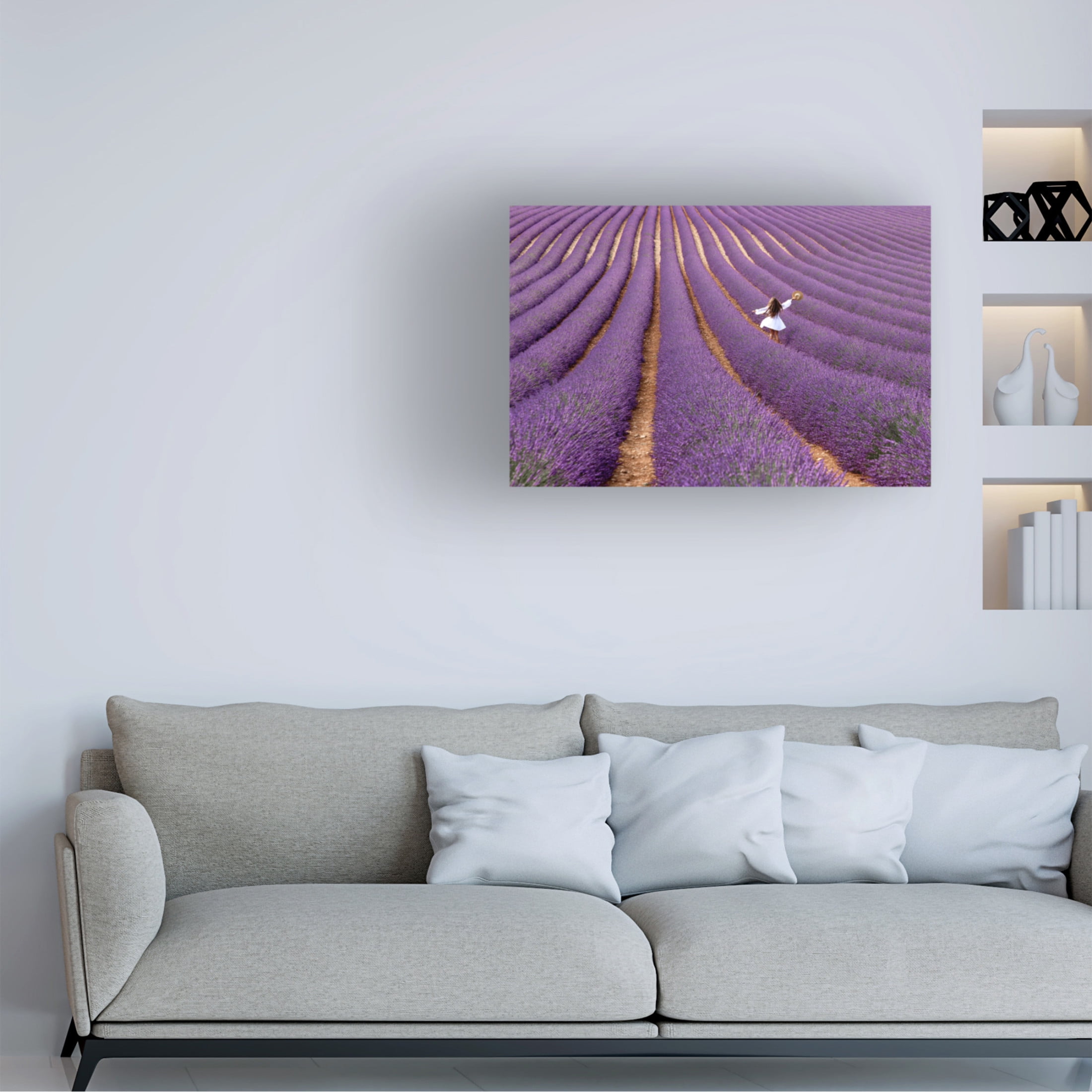 Canvas Wall Art - Massimo Della Latta 'Violet' Wall Art for Living Room, Bedroom, or Office D?cor by Trademark Fine Art - 24 x 16 Inches