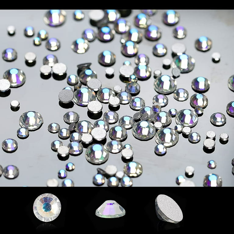 Black Friday 2880pcs Ss6 Bulk Flatback Crystal Rhinestones, Clear White  Glass Gemstone, 2.8mm-4mm Silver Rhinestone For Clothing, Stroller, Shoes,  Cups, Parties, Diy Crafts