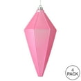 thumbnail image 3 of Vickerman 7" Pink Matte Lantern Christmas Ornament, 4 per Bag, 3 of 3