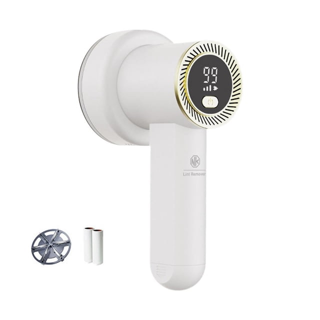 Fabric Shaver & Lint Remover, Bobble Remover for Clothes, Rechargeable Electric Sweater Defuzzer LED Digital Display, Adjustable 3 Speeds Removing Fuzz Pills Bobbles Trimmer