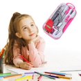 thumbnail image 1 of Math And Geometry Set Christmas Decor 10 Student Supplies With Proof Storage Box Including Ruler Protractor Eraser Penknife Pencil For Drawing And Drawing Celebrate Valentine's Day Valentine gifts, 1 of 9