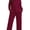 01Wine Red, variant on Cueply Women's Plus Size Pajama Set Long Sleeve Loungewear Long Pants Sleepwear Soft 2 Piece Pjs with Pockets