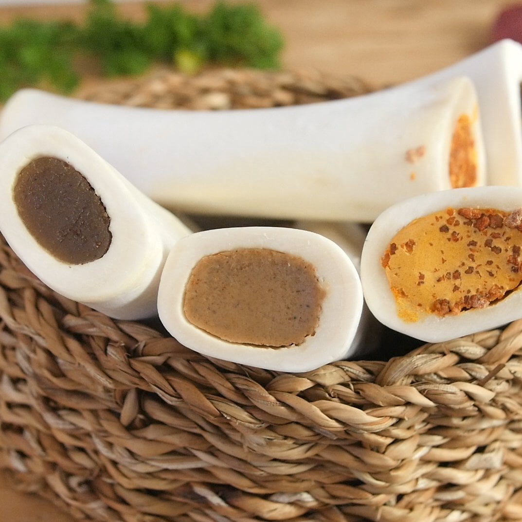 filled dog bones in bulk