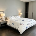 thumbnail image 4 of Linnome Disposable Bed Sheet Set Portable Thick Bedding Travel Hotel Use with Duvet Cover Pillowcase, 4 of 6