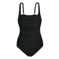 thumbnail image 6 of BSDJILFG One-Piece Swimsuit for Women Plus Size Summer 2025 Black Bathing Suit,High Waisted Bodycon Seamless Breathable Bodysuit for Beachwear Vacation Holiday Pool Party, 6 of 6