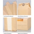 thumbnail image 3 of GFDYREE 25 Packs Paper Bread Bags for Homemade Bread, Large Kraft Paper Bakery Bags with Window for Sourdough Bread Toast Packing Storage, Baked Loaf Food Packing Bags Bonus Label Seal Stick, 3 of 3
