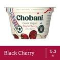 thumbnail image 2 of Chobani Non-Fat Greek Yogurt Black Cherry on The Bottom 5.3 oz Cup, 2 of 13
