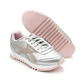 thumbnail image 3 of Reebok Girls Royal Classic Jogger 2.0 Platform Sneaker, Silver Metallic \ Pink Glow,6 M US, 3 of 7