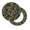 thumbnail image 2 of Haiem Camouflage Skulls Cushion Round Bar Chair Seat Cover Bar Chair Cushion Covers Elastic Washable Bar Chair Cover,Protects from Scratches and Stains-14 inch, 2 of 7