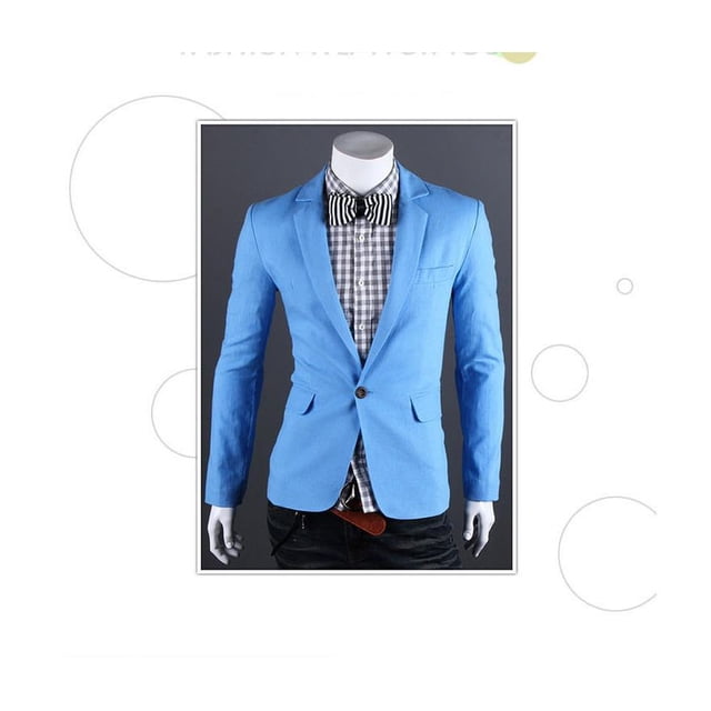 Blazers y chaquetas deportivas para hombre, blazer ajustado, traje para hombre, chaqueta informal, blazer formal para negocios