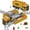 Yellow, variant on Esaierr Kids Toddlers Construction Cars Set Toys for Boys Crane Truck Toy Truck Metal Die Cast Crane Large Engineering Crane Boys' Truck Alloy Set,Construction Vehicle Toy for 3 4 5 6 7 8 Year