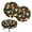 Mushroom Daisy, variant on ZUXONGSY Mushroom Daisy Stool Covers Round Set of 2 Piece Home Stool Covers Size S High Elastic Circle Stool Cover with Elastic Edge 12"-14" Slipcover for Home Office Bar Decor