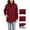 Wine, variant on Admvng Rain Coats for Women Solid Color Rain Jacket Outdoor Hooded Windproof Loose with Pocket Coat S-3XL