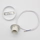 thumbnail image 2 of 2 piezas de casquillo de lámpara blanca E27, accesorios de lámparas colgantes con Cable de 100CM, Base de lámpara, soporte de suspensión para accesorio de iluminación de techo, 2 of 5