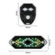 thumbnail image 2 of Lámpara de cola de bicicleta Señal de giro de bicicleta inteligente Luz trasera de bicicleta recargable por USB Luz trasera Control remoto inalámbrico Luz de advertencia LED con bocina para bicicleta Romacci  Lámpara de cola de bicicleta, 2 of 7